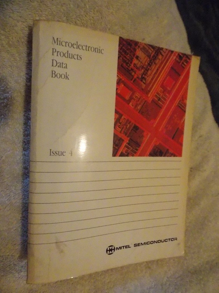 VINTAGE 1988 DATABOOK Mitel semiconductor Microelectronic Products Guide BOOK