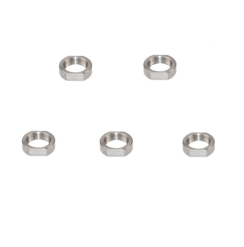 DB TAC INC 5PC Stainless Muzzle Brake Lock/Jam Nut 5/8''x24 TPI Thread