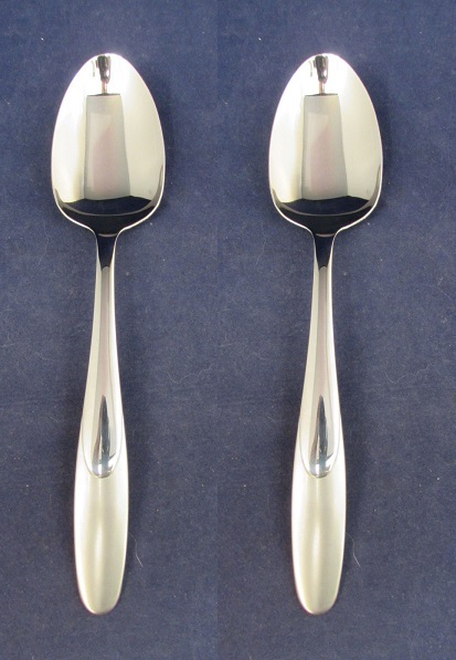Oneida PARAMOUNT Stainless Flatware  Serving Spoons  SET OF TWO -  USA MADE