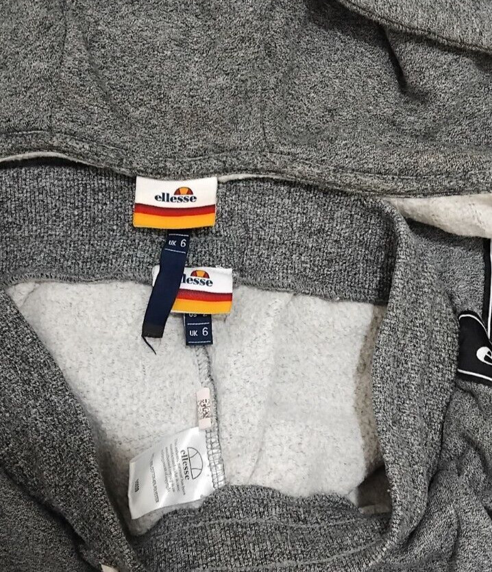 Womens Ellesse Grey Tracksuit Size 6 A8