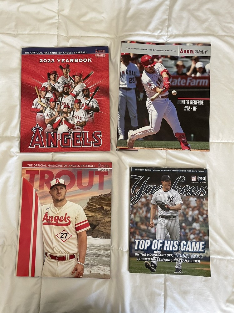 Angels / Yankees Baseball Game Day Programs.