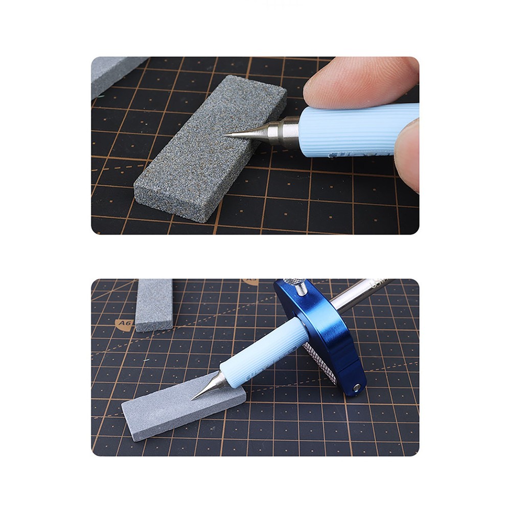 Modeling Scriber Tool Military Model Engraved Needle Pen With Grinding Stone D