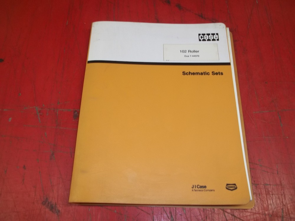 Case 102 Roller Electrical Hydraulic Schematics & Troubleshooting Manual