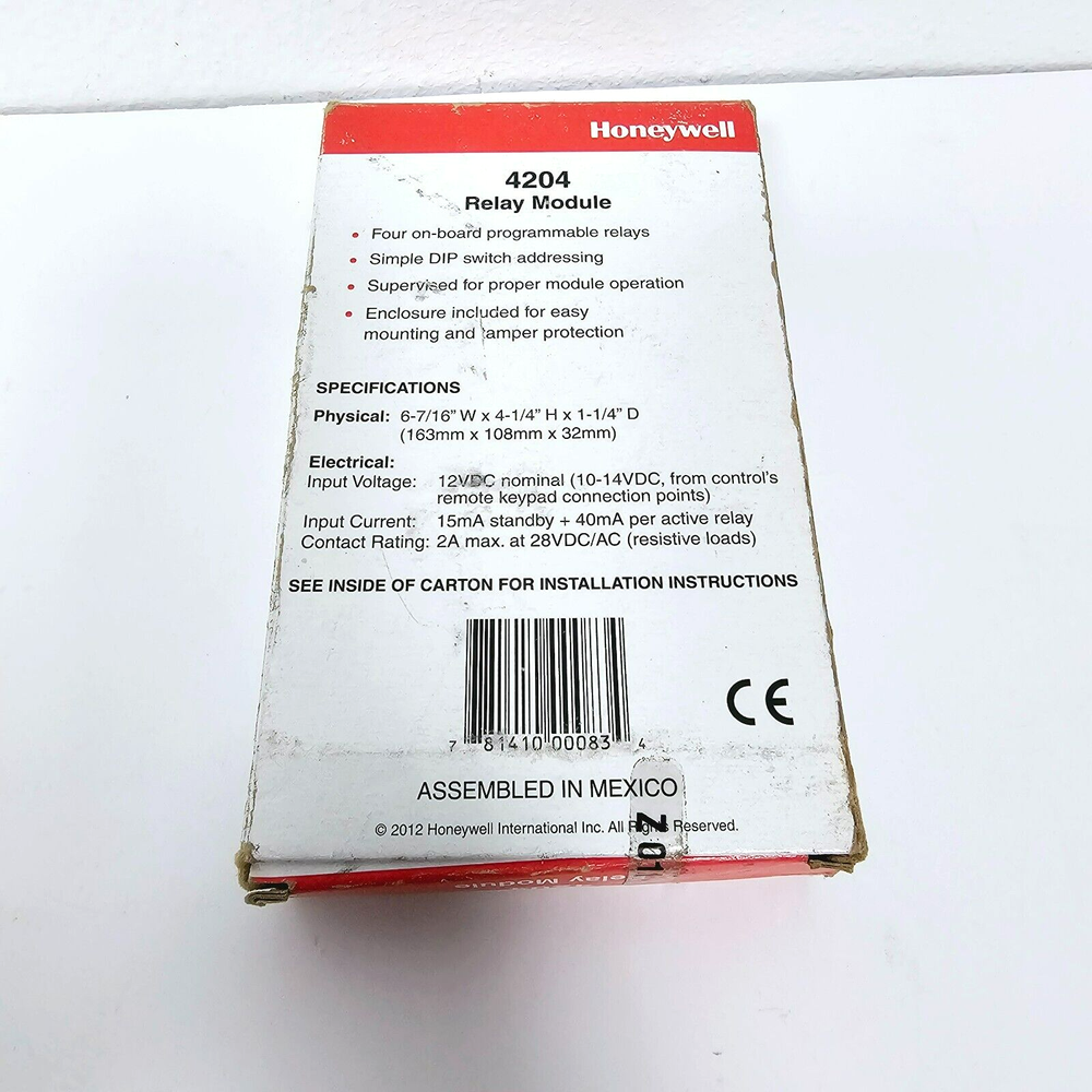 Honeywell 4204 Relay Module NEW (Sealed)