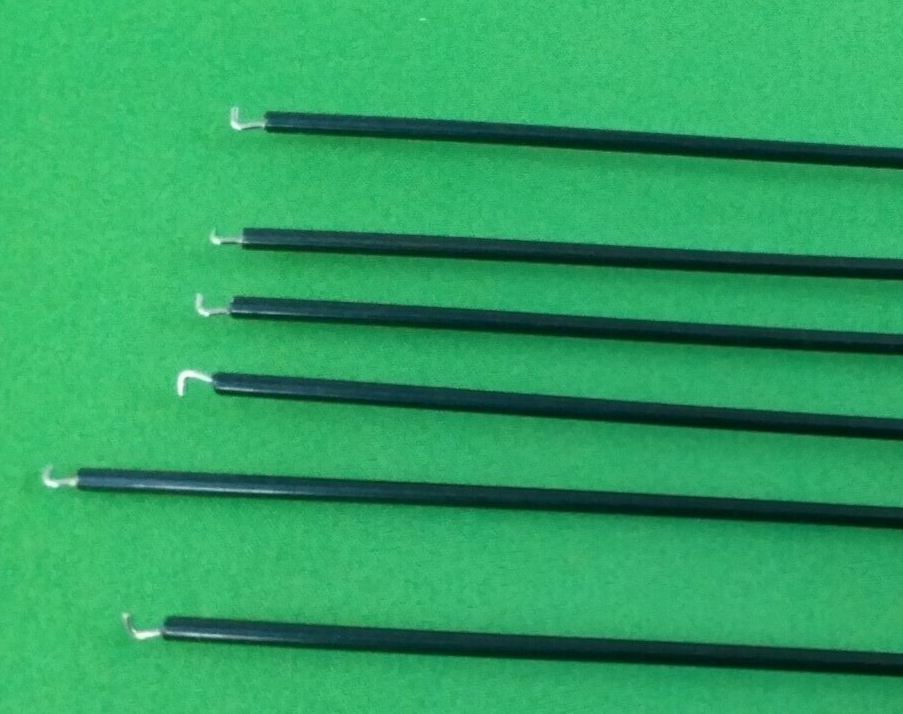 6pc-Laparoscopic L-hook 3mmx330mm Endoscopy Laparoscopy Surgical Instruments