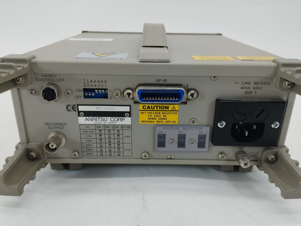 「With Calibration certificate] ML9001A Optical power meter / Anritsu