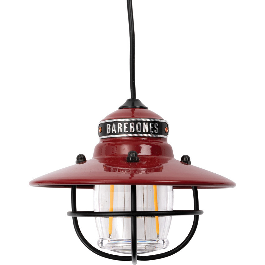 New Barebones Living Edison String Lights Red LIV-267