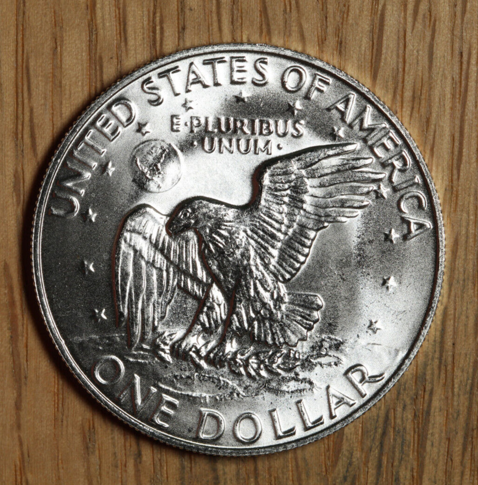 1974 S Silver Eisenhower Ike $1 Dollar - 40% Silver - BU Uncirculated