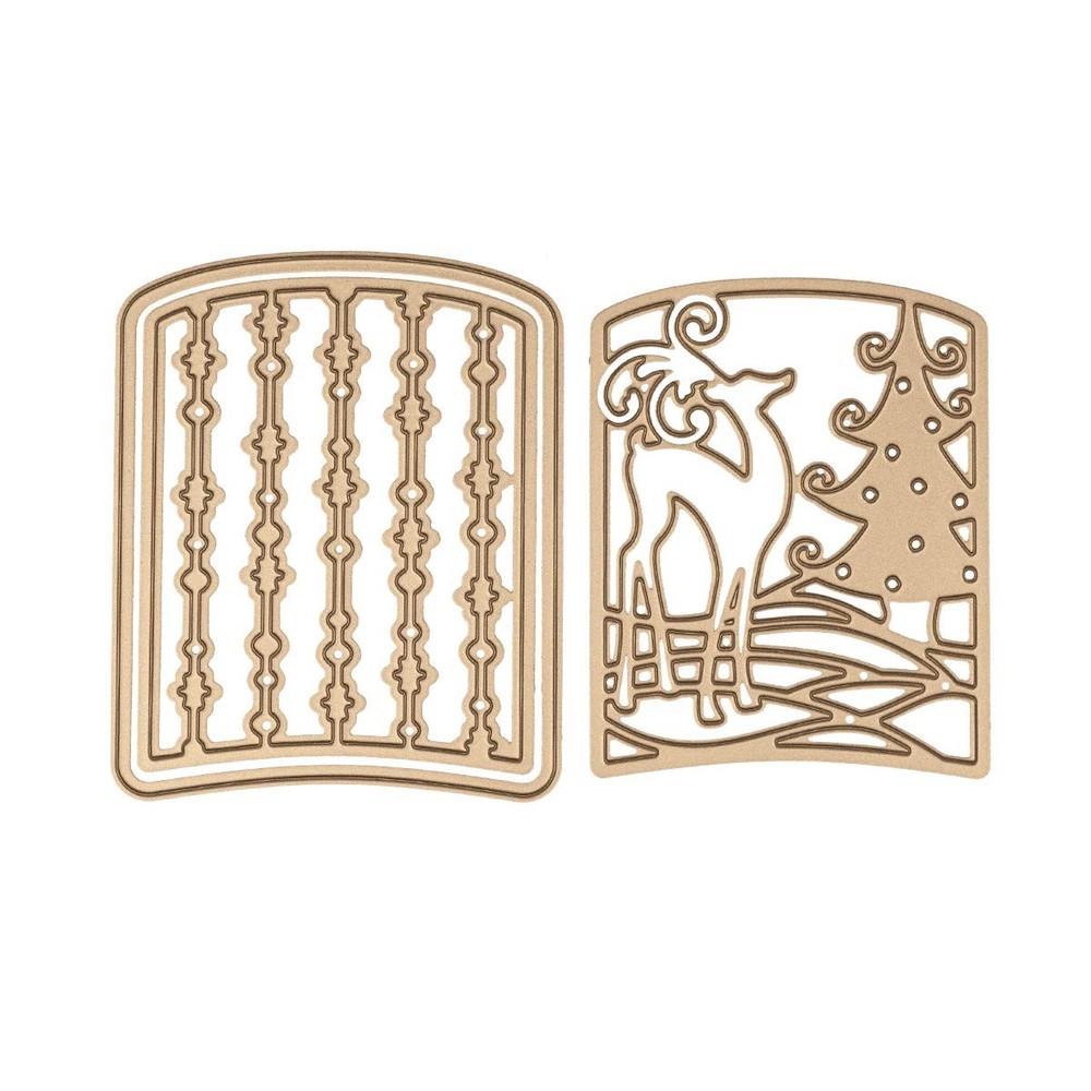 S41005 Shapeabilities Dies-Holiday Cabinet Inserts