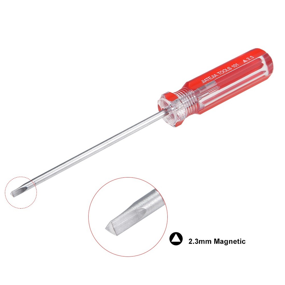 2pcs Magnetic Triangle 2.3mm Screwdriver with 3" Rod