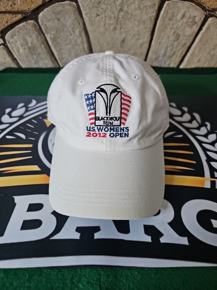 2012 US Women's Open Blackwolf Run Hat / USGA / Hook & Loop Strap / White
