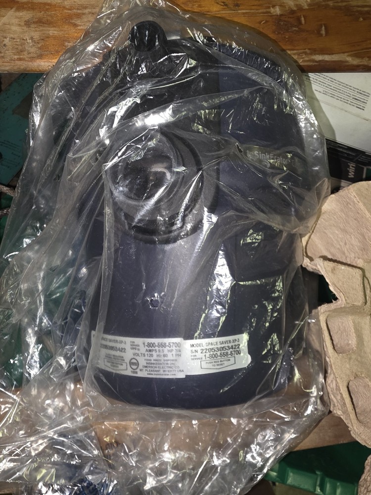 INSINKERATOR Quiet Evolution Space Saver XP 3/4 HP Garbage Disposal NEW SEALED