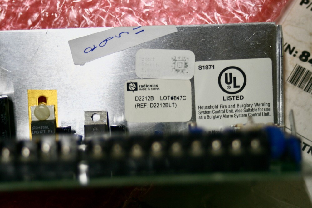 Radionics Bosch D2212B Alarm Control Panel Refurbished from Bosch