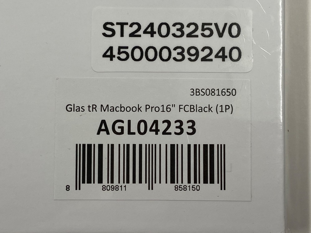 Spigen GlasTR Slim Screen Protector for MacBook Pro 16" M4 Pro/Pro Max M3/M2/M1