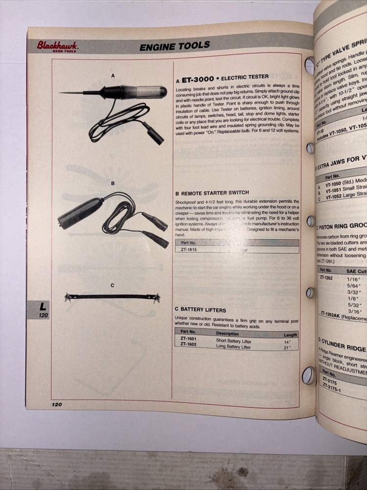 Blackhawk Hand Tools Catalog 1988 Master Sets, Tool Boxes, Sockets, Wrenches