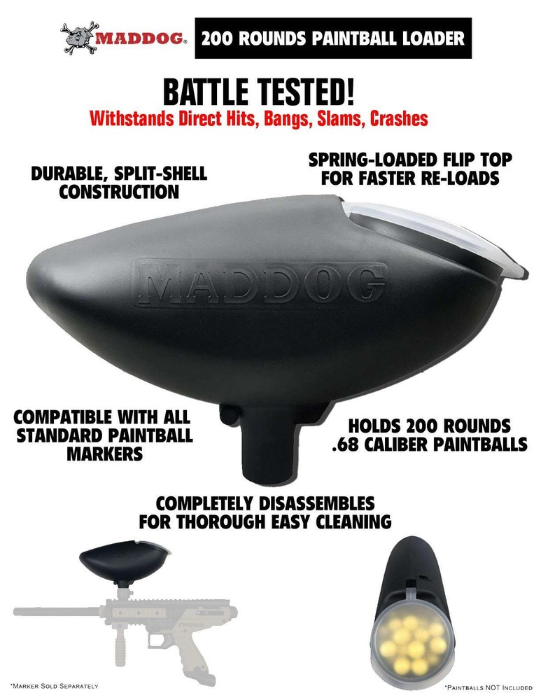 Maddog Tippmann 98 Custom BASIC Silver CO2 Paintball Gun Marker Starter Package