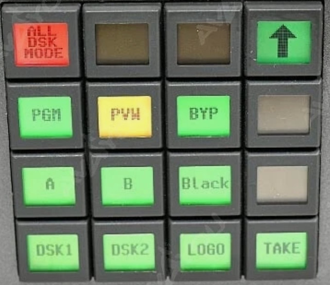 Evertz CP-2116E System Control Panel One Touchscreen 16 LCD Buttons