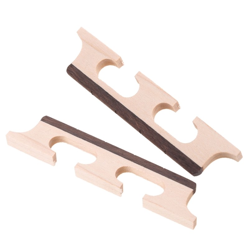 4 Strings Banjo Bridge Maple & Ebony Bridge Musical Instruments Supply