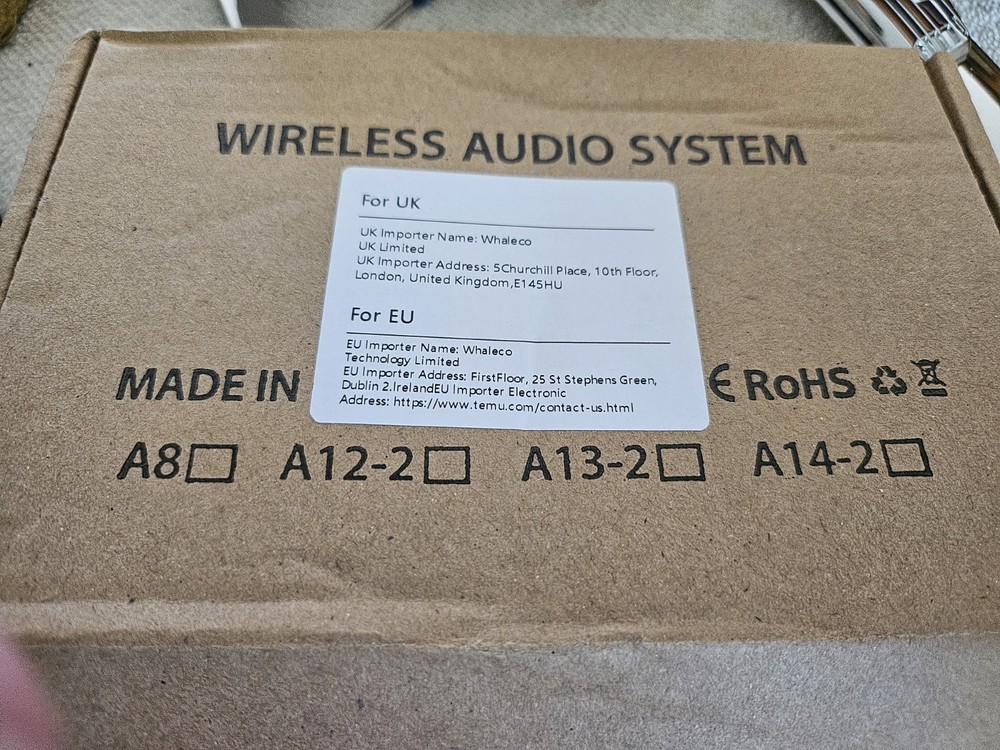 Wireless Guitar System Transmitter Receiver Rechargeable