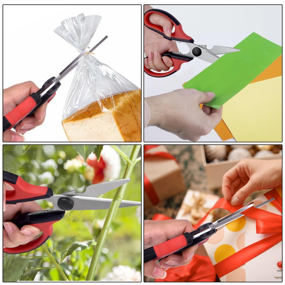 Left Handed Kitchen Scissors, Bailaipor Left Hand Kitchen Poultry Shears Tool...