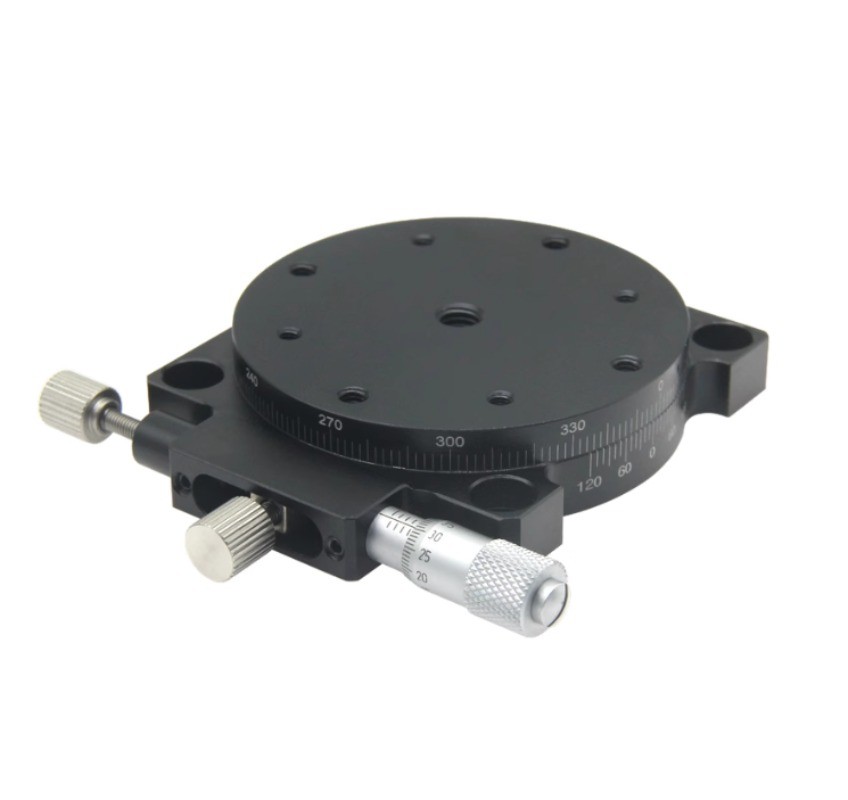Fine-Adjustment Angular Indexing Rotary Slide Manual Positioning Platform