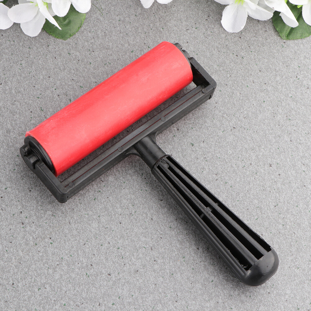 Rubber Glue Roller for Construction Tools Printmaking Brayer Rubber Brayer