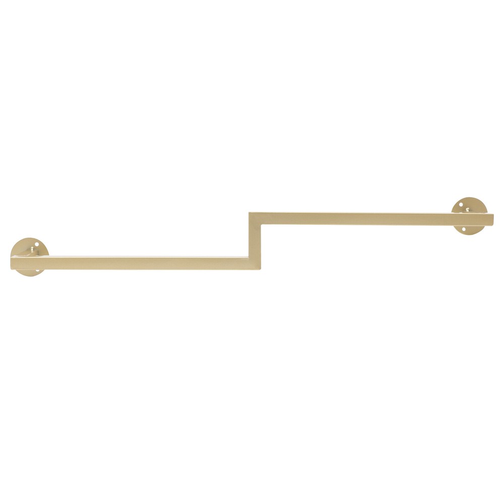 Clothes Display Rack Gold Garment Rack Modern Storage Wall-Mounted Clothes Store