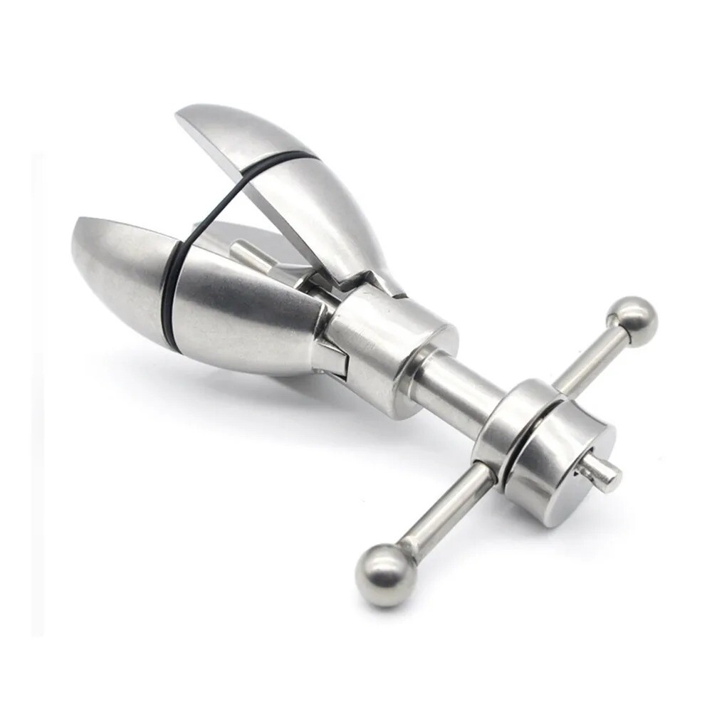 Huge Plug Extreme Spreader Dilator Vaginal Speculum Chastity Device Adjustable