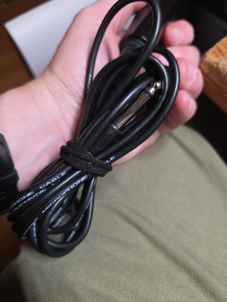 Singing Machine Wired Microphone Replacement Dynamic Karaoke Handheld 10ft Cord