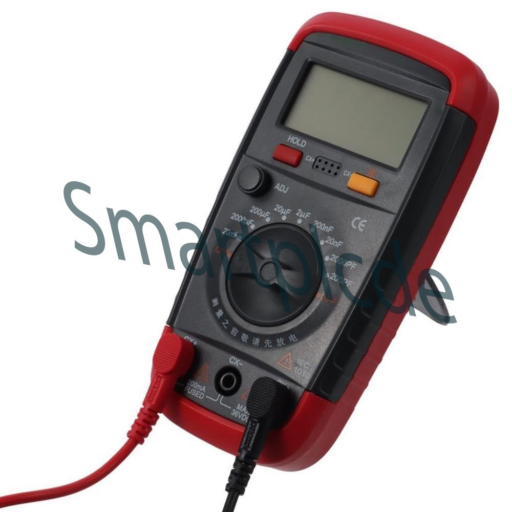 NEW Professional Capacitor Tester 200PF-20MF Handheld Digital Capacitance Meter