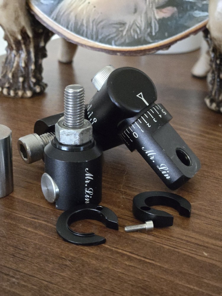 Bow Stabilizer Kit Adjustable Aluminum Bow V-bar Mount for Compound Bows