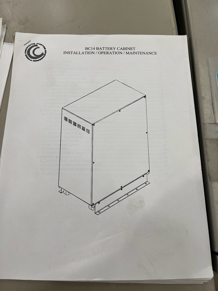 MITSUBISHI BC14 BATTERY CABINET