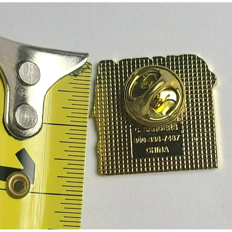 CWBA "Your Future Is Fun In 2001" Bowling Space Rocket Enamel Lapel Pin