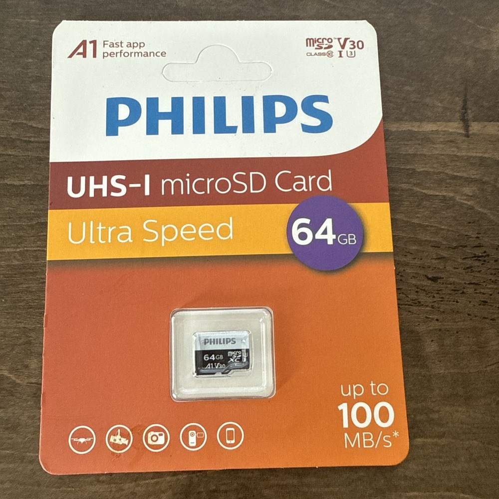 PHILIPS UHS-I MicroSD Card Ultra Speed 64GB FM32TF064B/93