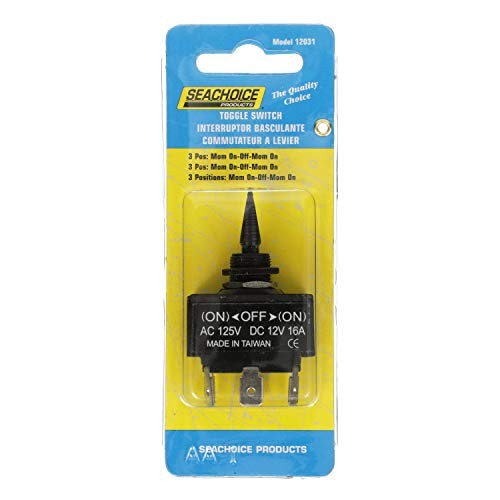 3-Position Toggle Switch, Momentary On/Off/Momentary On