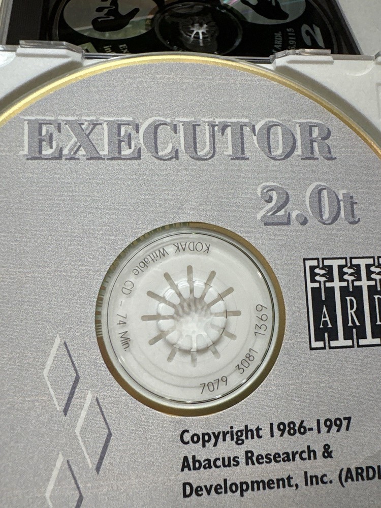 Executor 2.0t Mac Emulator PC Software CD ARDI Farallon w Case Booklet
