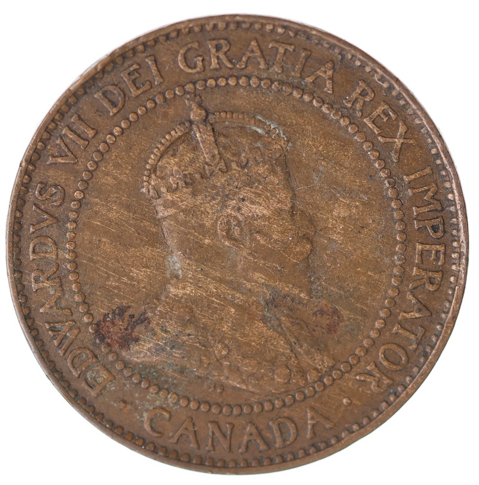 1908 Canada 1 Cent - F/VF - Lot#13837
