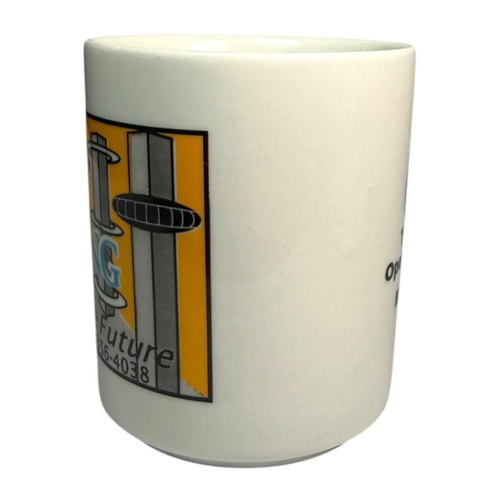 Wang Laboratories Open Software Mug Vintage Tech Computer Ceramic 10 Oz Coffee