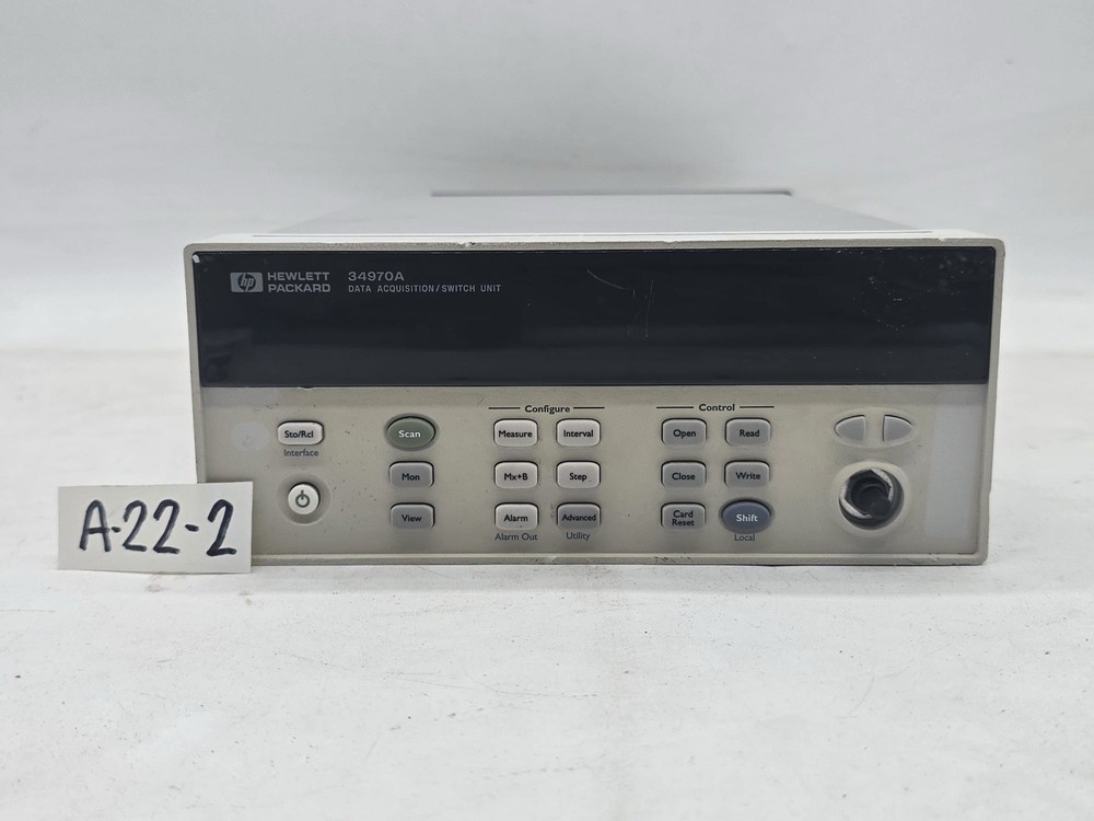 HP Agilent 34970A Data Acquisition / Switch Unit –