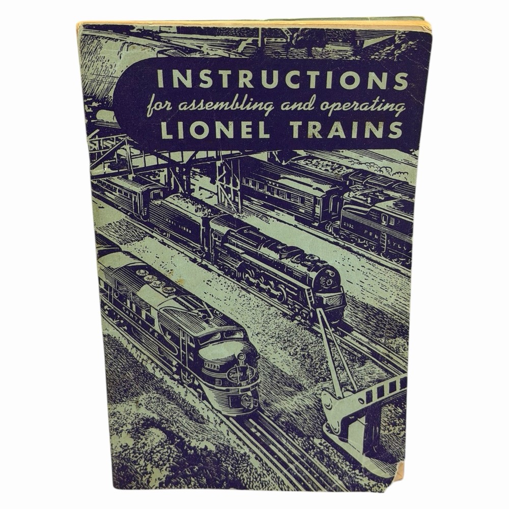 "Lionel Trains Instructions for Assembling & Operating " Booklet 1949 Vintage
