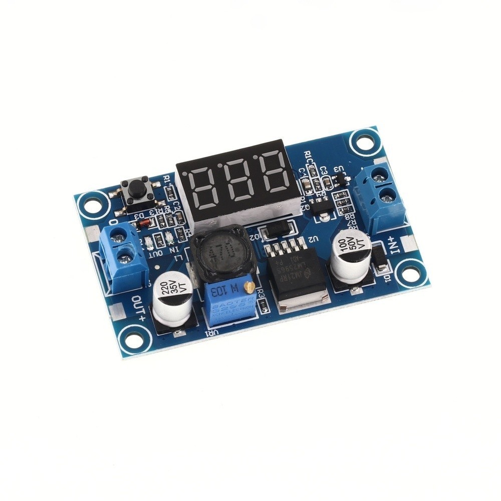 Power Module with Digital Voltmeter Touch Switch 2.5V-40V Input 3A Output