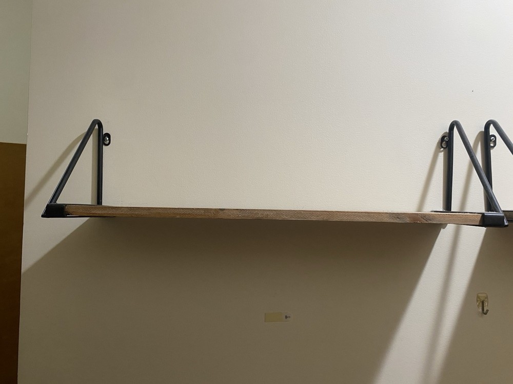 Wall Shelf Rustic Metal And Wood