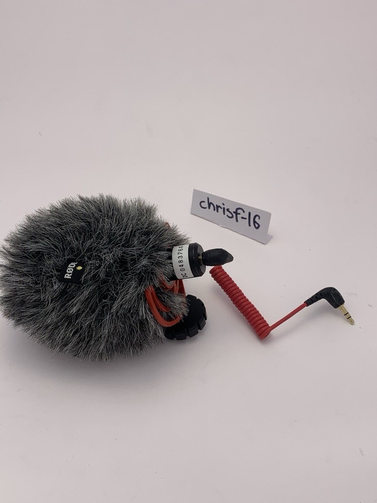 Rode VideoMicro On-Camera Microphone w/ Mount, wind muffler & 3.5mm Cable
