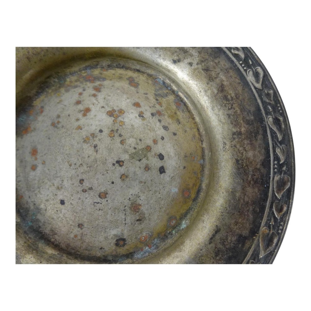 Wm A Rogers Silverplate 5 1/2" Round Coaster Dish Plate Meadowbrook Pattern