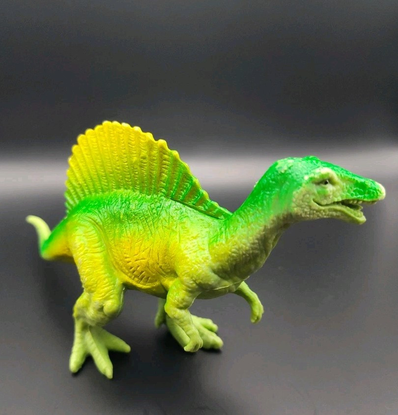 Vintage Spinosaurus Dinosaur Hard Plastic