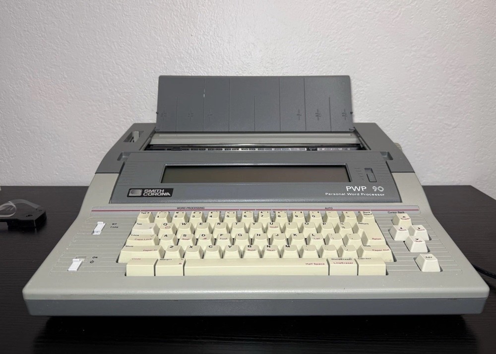 Smith Corona PWP 90 Personal Word Processor Tested Works VG Needs Ribbon