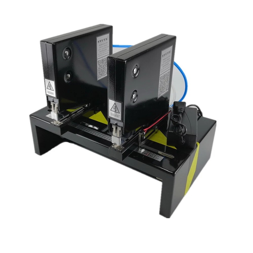 QD-P2 Pneumatic Double Head Automatic Stapler Industrial Auto Binding Machine