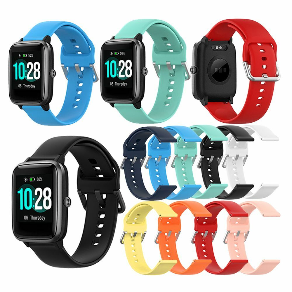 For ID205L Smartwatch Bands Durable Adjustable Silicone Replacement Watch Straps