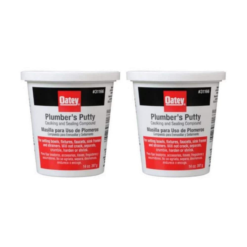 Oatey Plumber's Putty 14 oz.  (2-Pack)