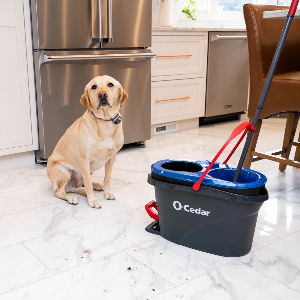RinseClean Spin Mop Head Replacement, Machine Washable Microfiber Refill